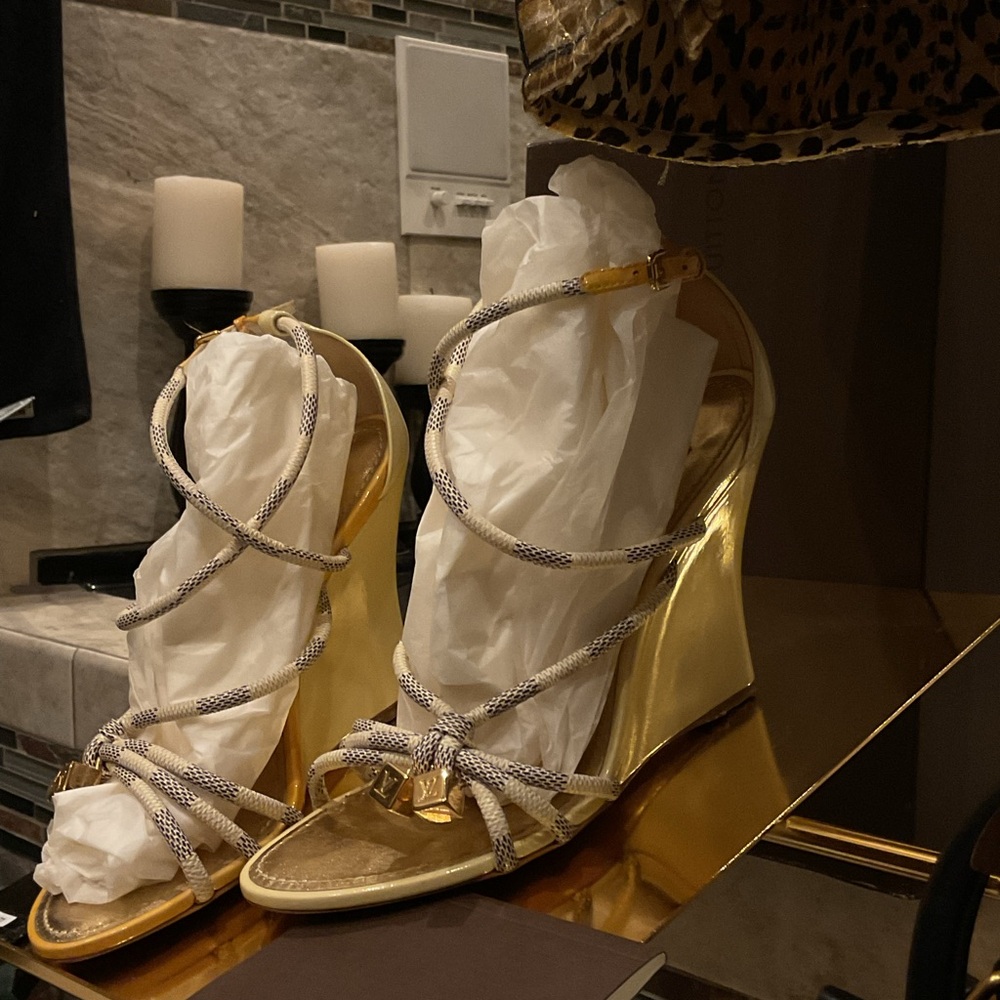 Louis Vuitton Platform Wedge Heel